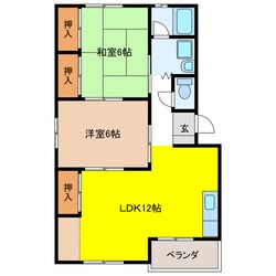 戸崎第３ビル　北棟の物件間取画像